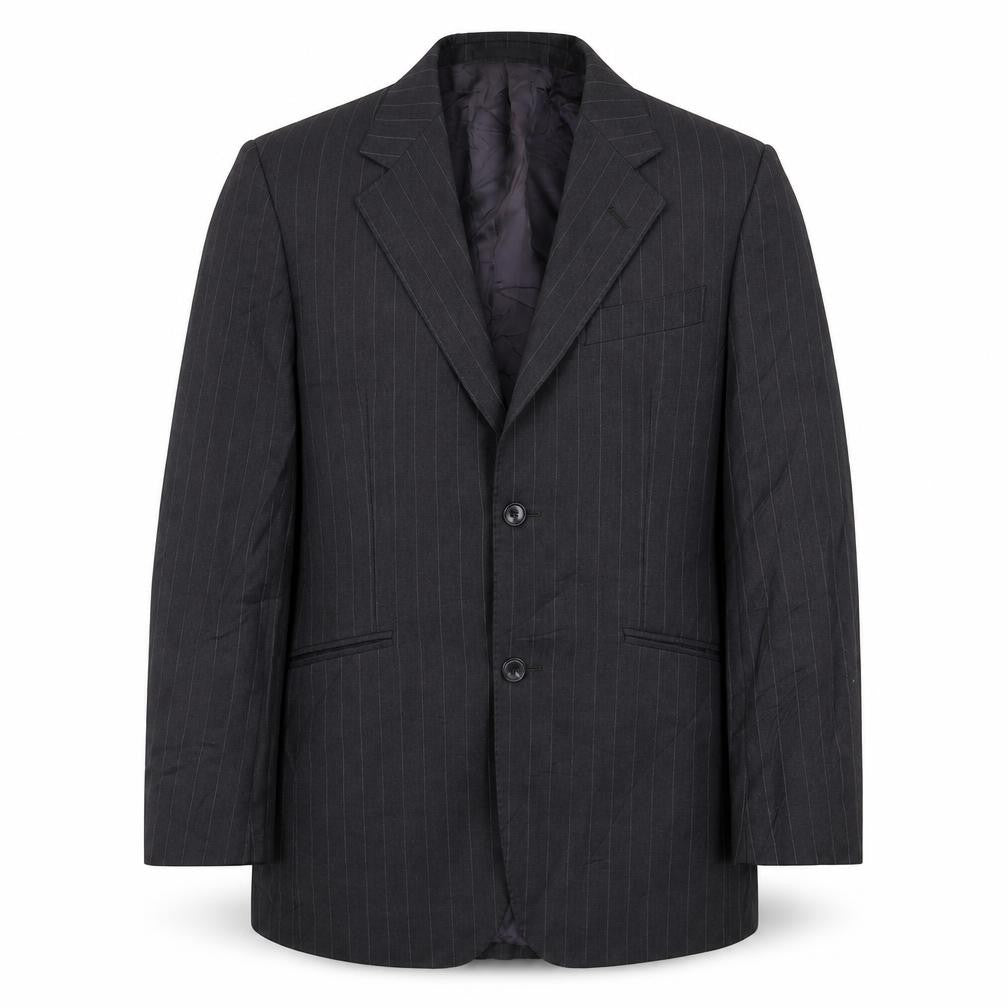 T.M jewin Mens Grey Striped  Jacket Blazer Size S