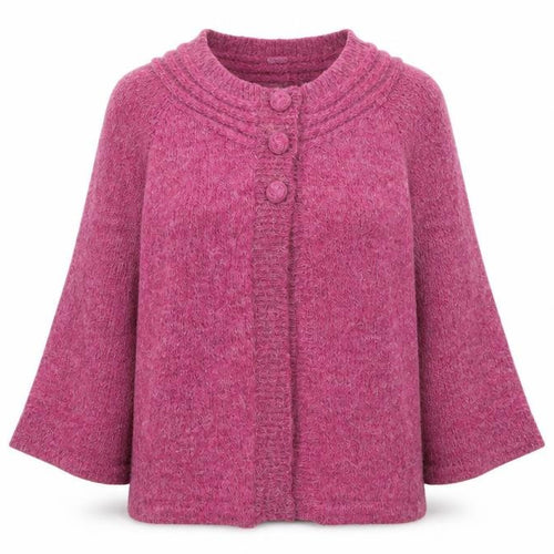 Damart Womens Pink   Cardigan Jumper Size 14