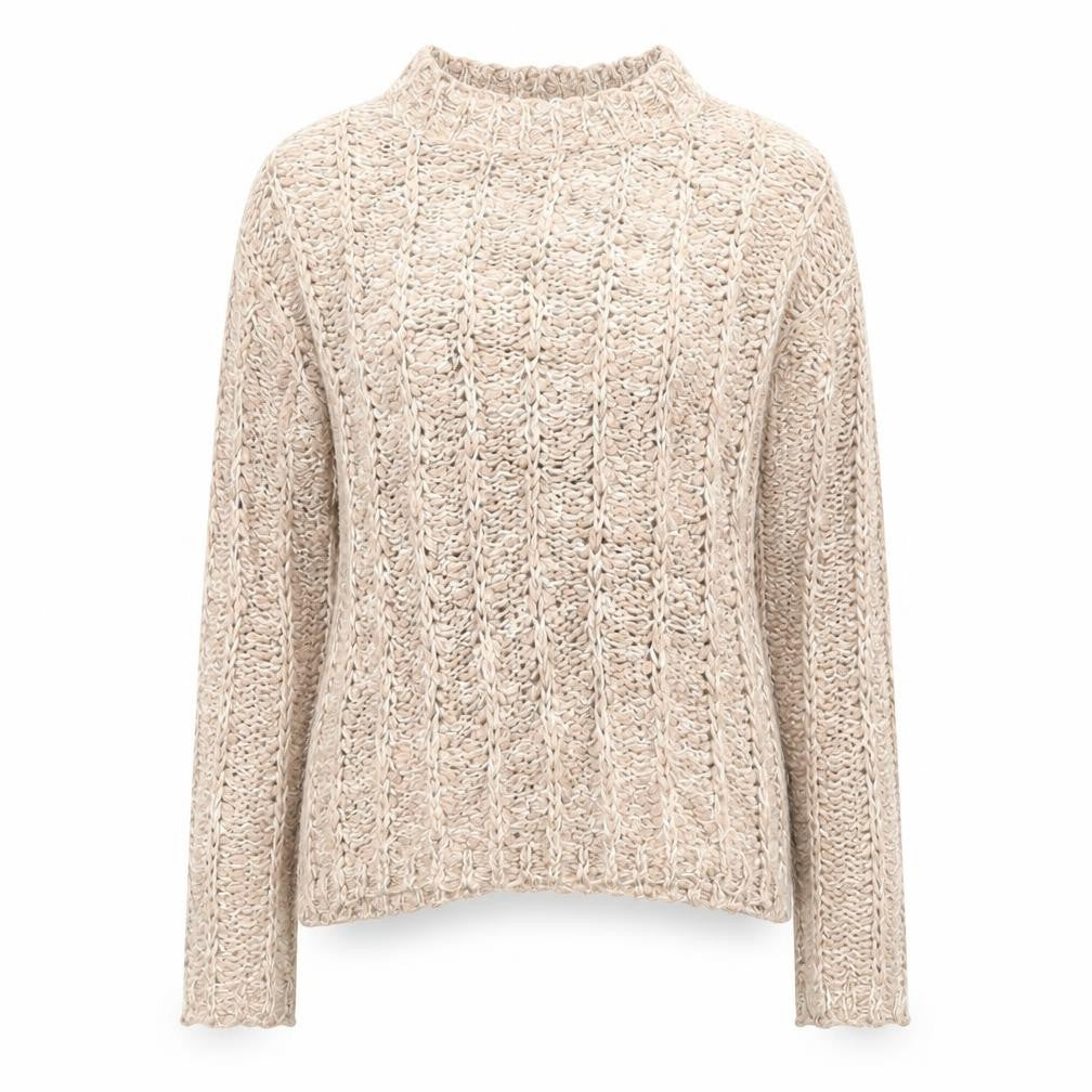 Front view of Per Una women’s pink knit jumper, size UK 6