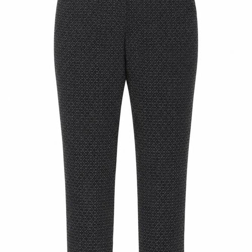 NEXT Womens Black Geometric  Trousers  Size 12 L28 in