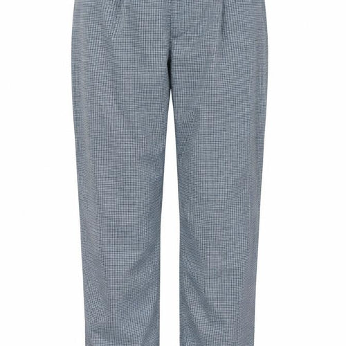 Preworn Womens Blue Houndstooth  Trousers  Size 36 in L27 in