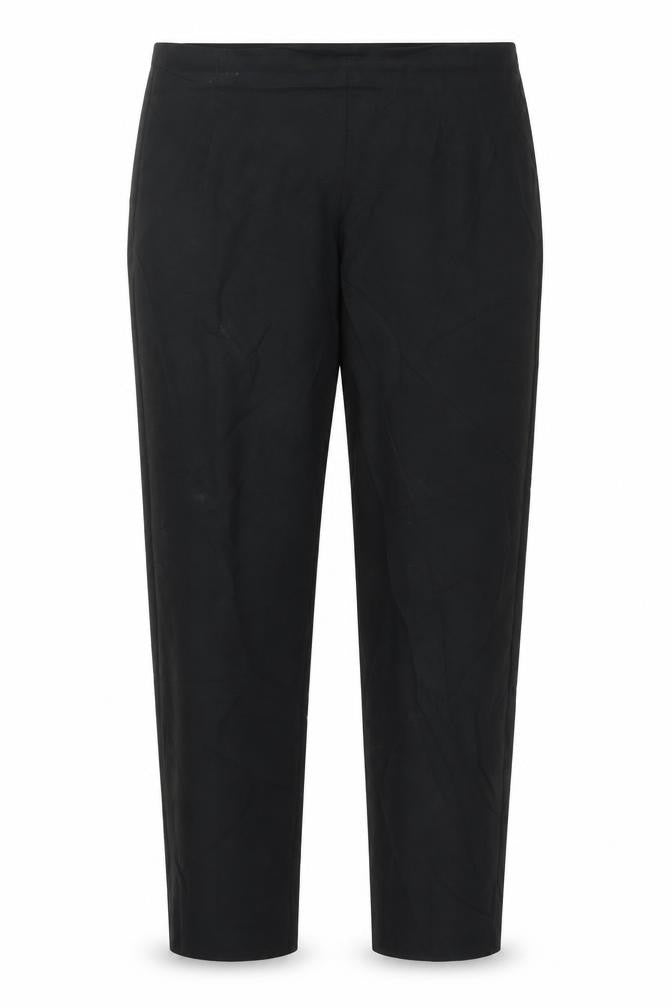 Front view of Marks & Spencer women’s black trousers, size UK 14, 29-inch leg