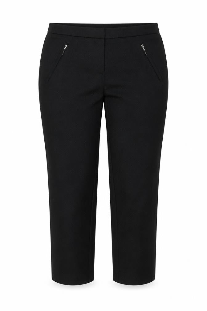 F&F Womens Black Argyle/Diamond  Trousers  Size 34 in L26 in