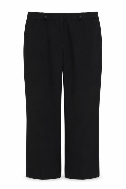 Front view of preview women’s black trousers, size UK 20, in, 27-inch leg