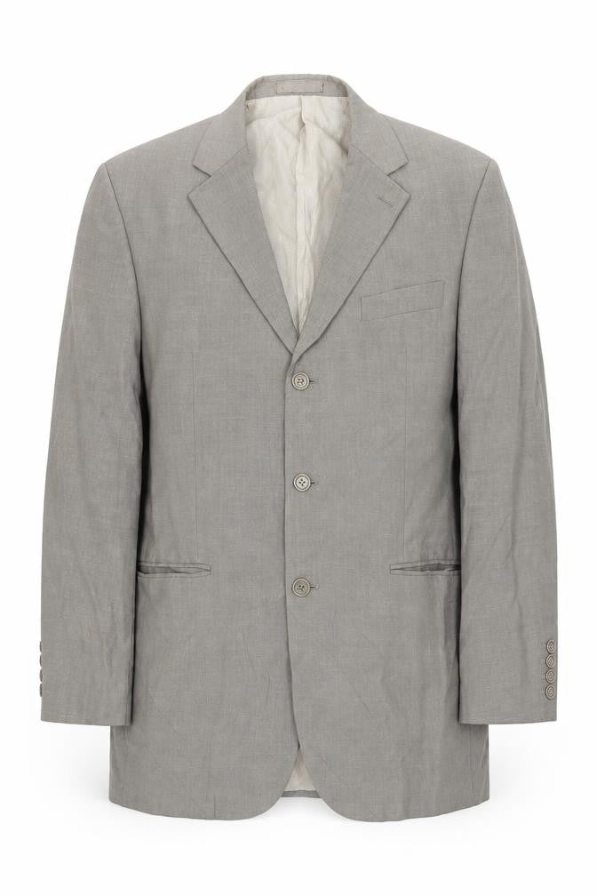 Front view of BHS men’s grey jacket blazer, size 40