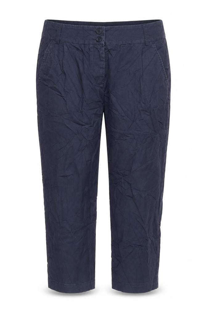 John Lewis Womens Blue   Capri Trousers Size 10 L26 in