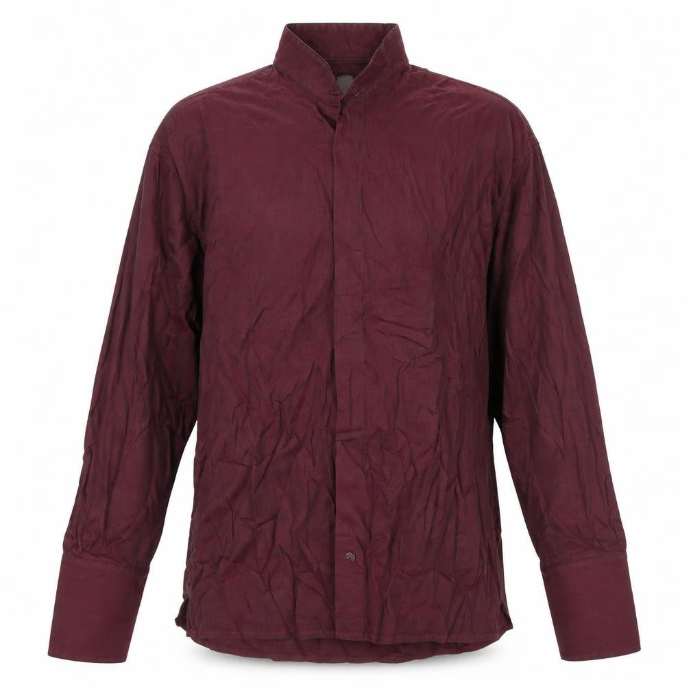 Front view of Rixon Grove men’s purple button-up, size L
