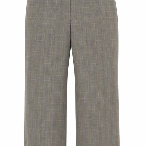 AMARANTO Womens Grey Plaid  Trousers  Size 12 L27 in
