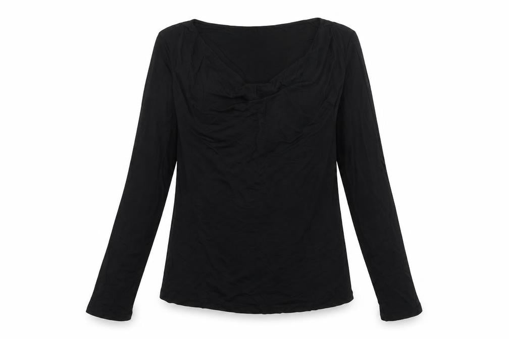 Front view of Fenn Wright Manson women’s beige basic t-shirt, size UK 12