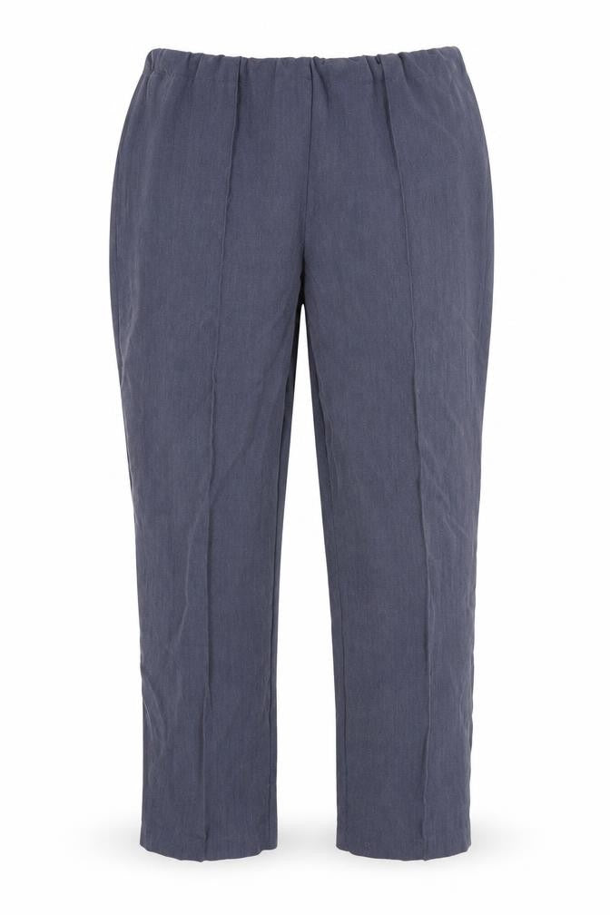 Front view of Classics women’s blue trousers, size UK 16, 27-inch leg
