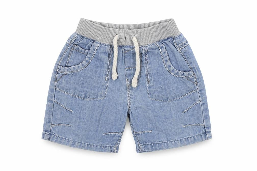 NEXT Girls Blue Ikat  Cropped Jeans Size 9-12 Months