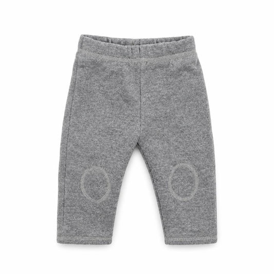 Front view of George girls’ grey jogger trousers, size 6-9, months