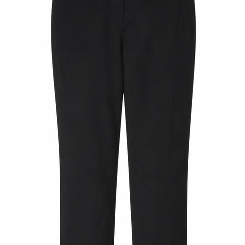 AMARANTO Womens Black   Trousers  Size 14 L28 in