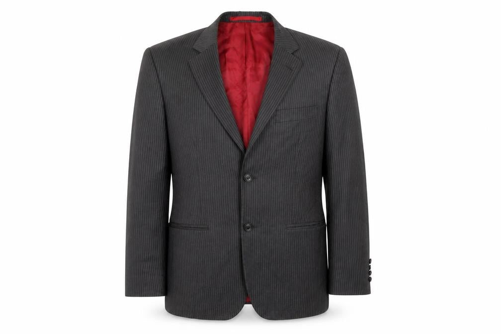 Front view of Marks & Spencer men’s grey jacket blazer, size 38