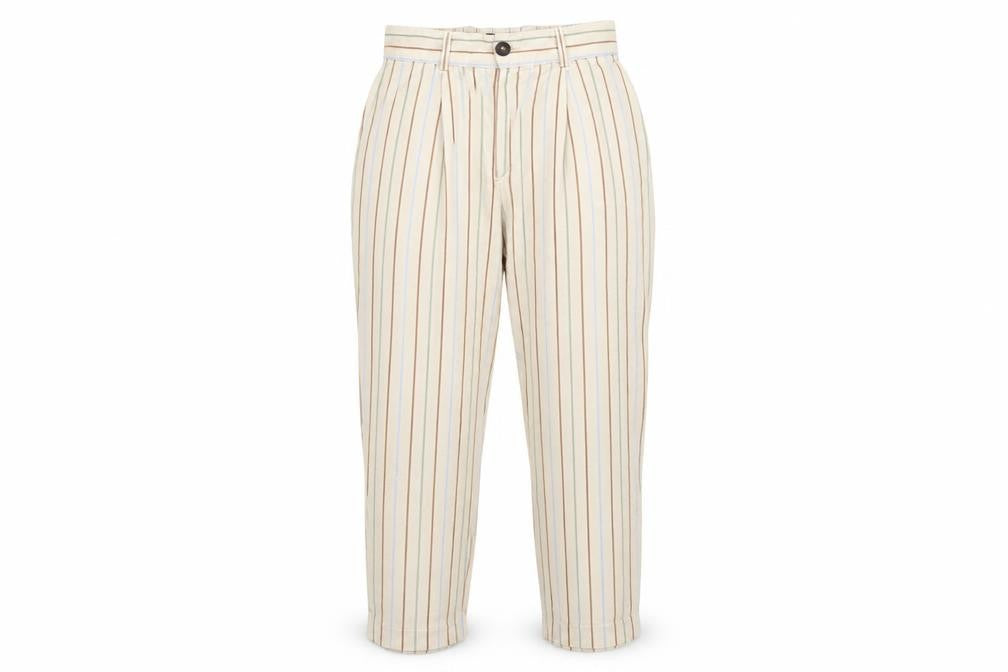 Marks and Spencer Womens Multicoloured Striped  Trousers  Size 8 L21 in