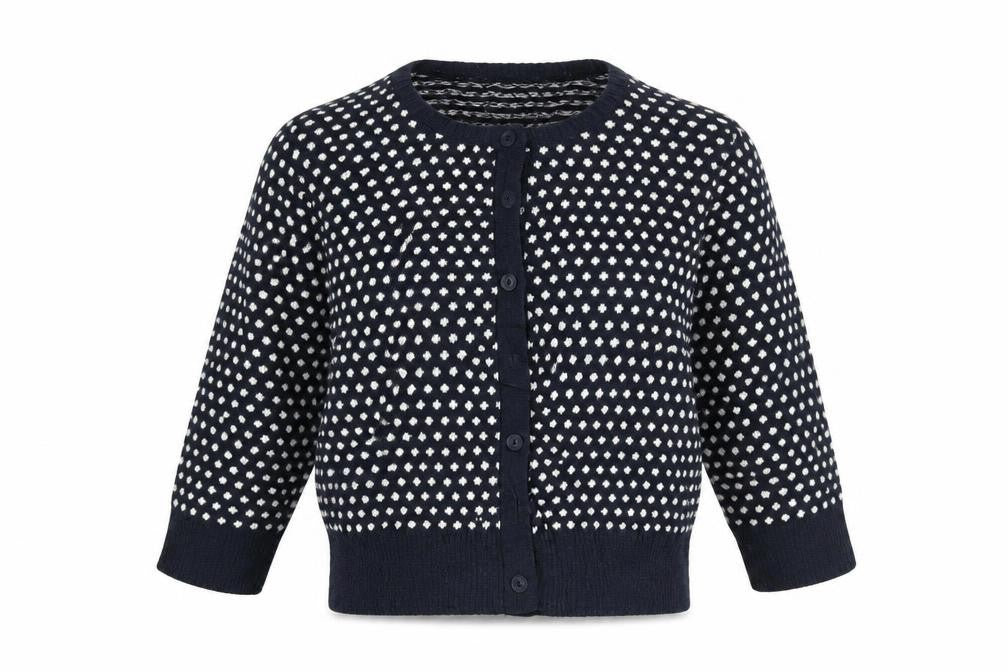 g:21 Womens Blue Polka Dot  Cardigan Jumper Size 8
