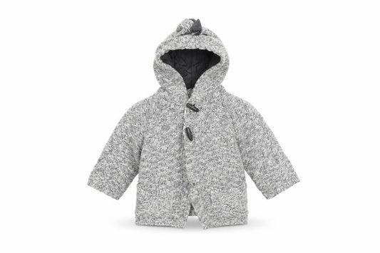 Front view of George Baby Grey Cardigan Jumper, size 12-18, Months