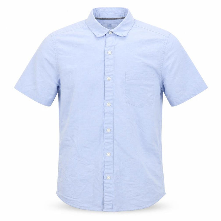 Topman Mens Blue Button-Up Size S