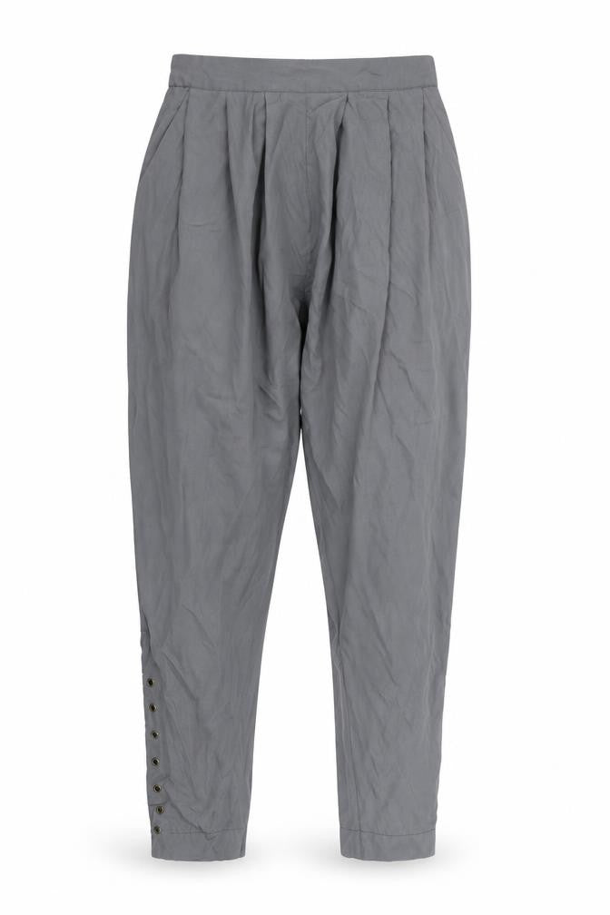 Front view of Innocence women’s grey trousers, size UK 10