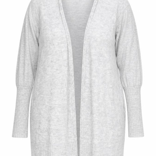 Topshop Womens Grey   Cardigan Jumper Size 14  - Topshop Longline Cardigan Blouse sleeve