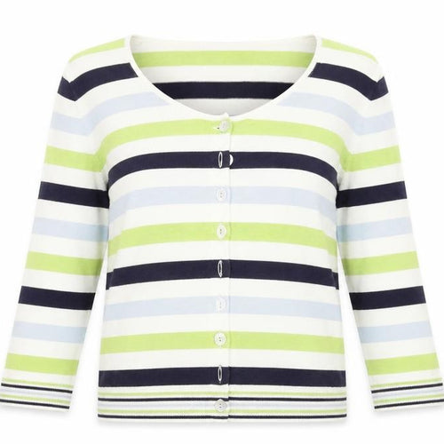 Artigiano Womens Multicoloured Striped  Pullover Jumper Size L