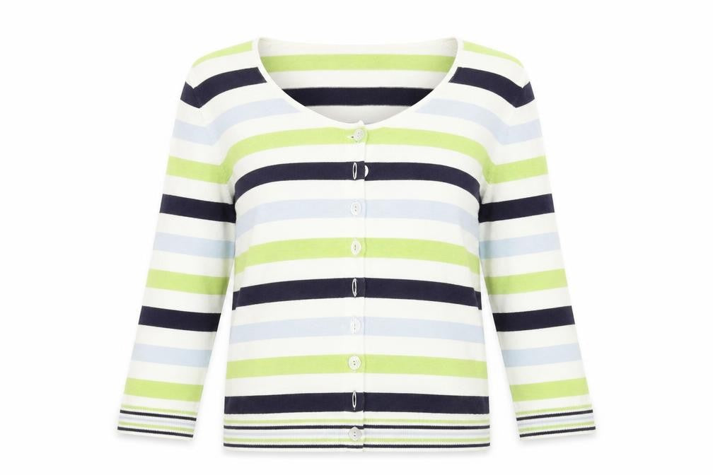 Artigiano Womens Multicoloured Striped  Pullover Jumper Size L