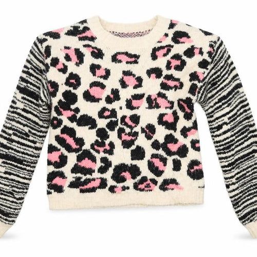 Matalan Girls Multicoloured Animal Print  Pullover Jumper Size 13 Years