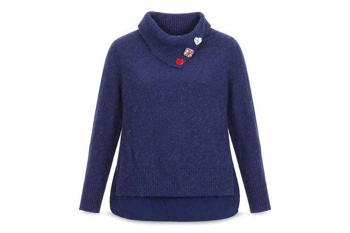 Monsoon Womens Blue   Pullover Jumper Size S