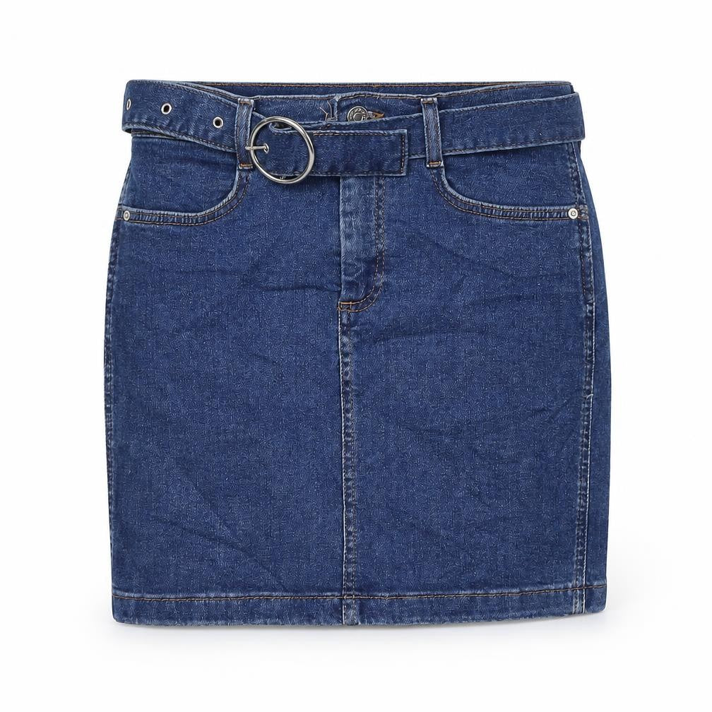 Denim CO Womens Blue  Denim Straight & Pencil Skirt Size 8