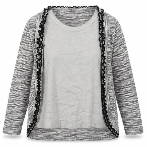 Keeno Womens Grey   Pullover Jumper Size XL
