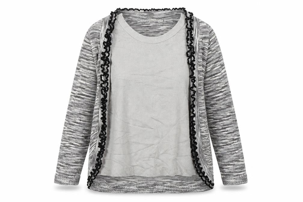 Keeno Womens Grey   Pullover Jumper Size XL