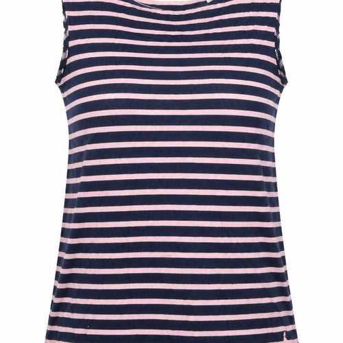 Jack Wills Womens Blue Striped  Basic Tank Size 6