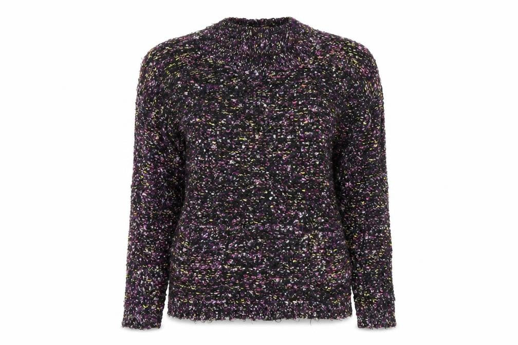 Front view of katsum women’s multicoloured jumper, size M