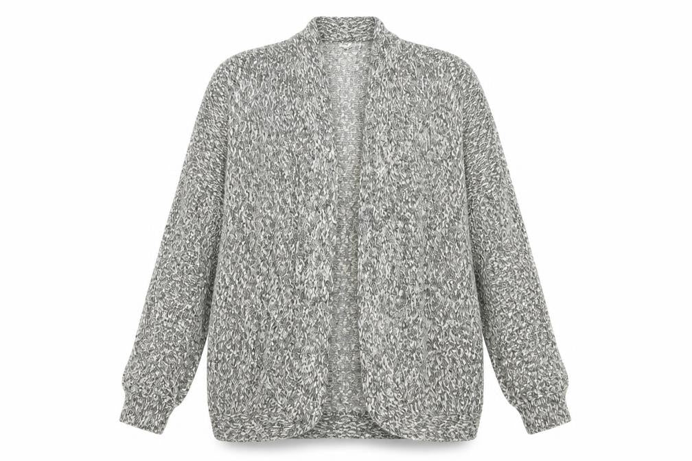 Front view of Preworn women’s multicoloured cardigan jumper, size S