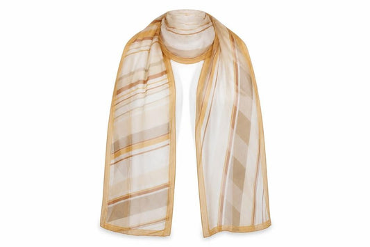 Front view of Preworn Multicoloured Striped Shawl/Wrap