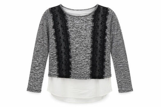 Front view of Oasis women’s multicoloured jumper, size XS