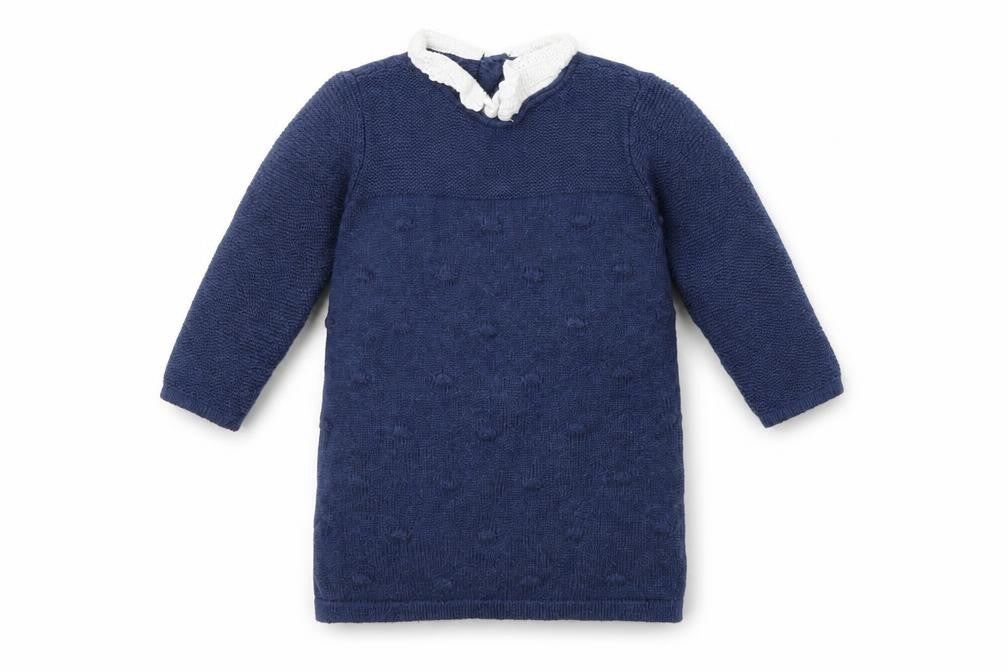 Front view of Tu Baby Blue jumper, size 18-24, Months