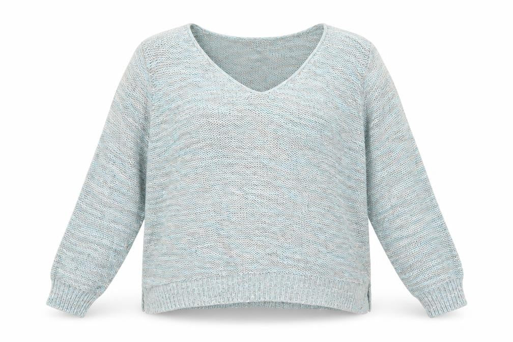 Front view of Papaya women’s multicoloured jumper, size XL