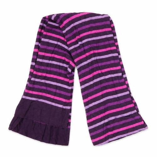 Preworn  Purple Striped  Scarf Scarves & Wraps Size Regular