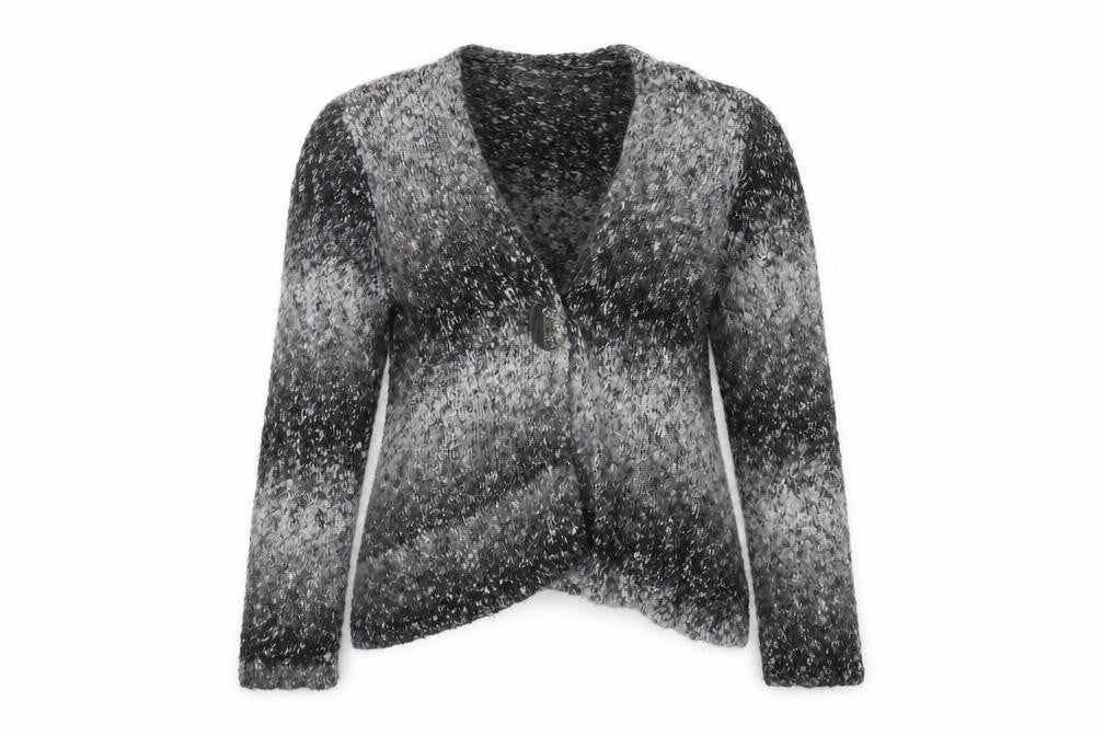 M&S Womens Grey   Cardigan Jumper Size L