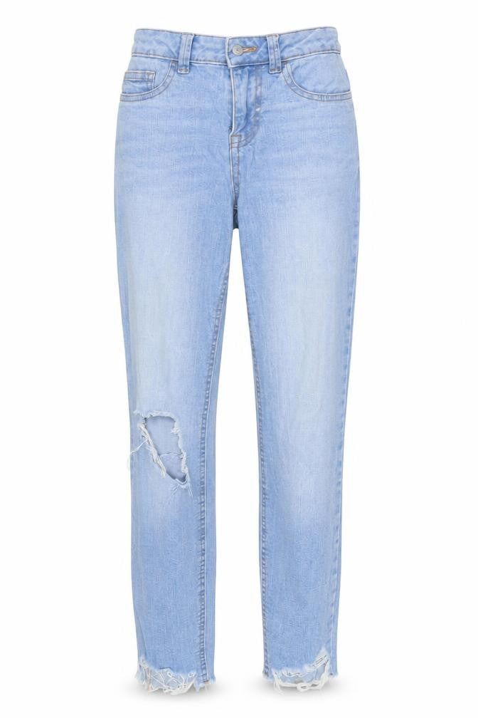 New Look Womens Blue  Denim Straight Jeans Size 6 L27 in