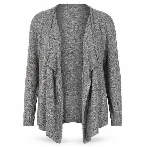 New Look Womens Grey  Knit Cardigan Jumper Size 6