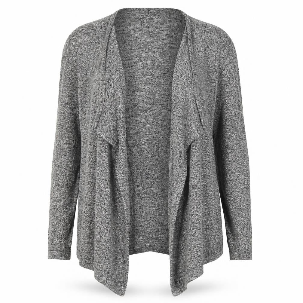 New Look Womens Grey  Knit Cardigan Jumper Size 6