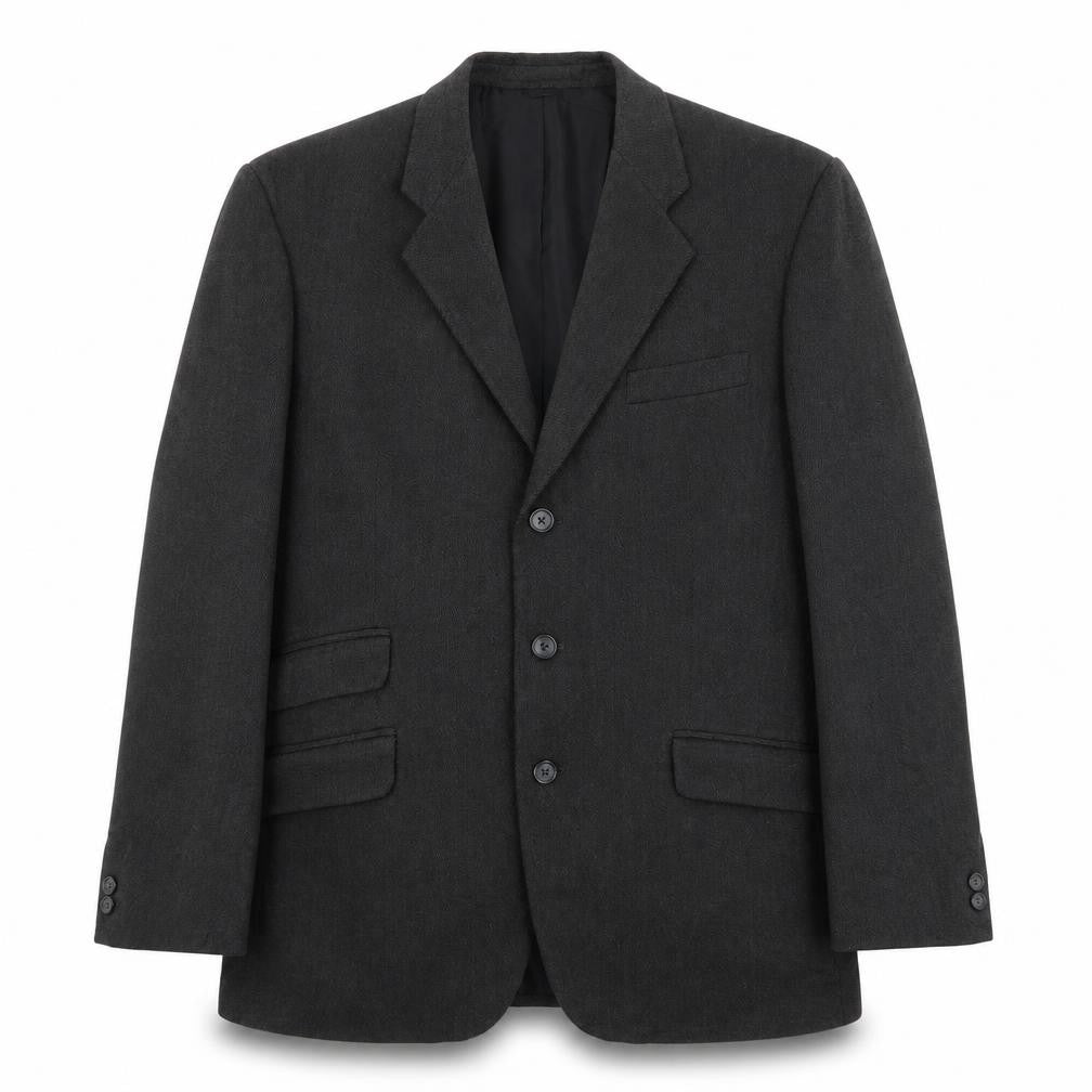 Front view of Lincroft men’s grey jacket suit jacket, size 40