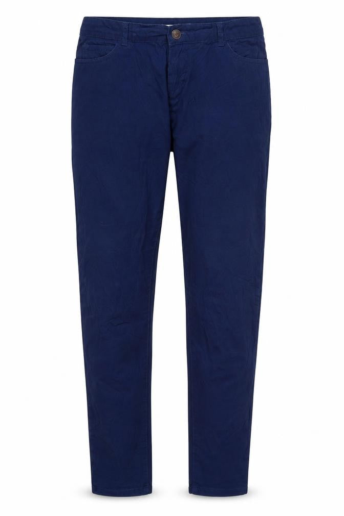 In Extenso Womens Blue   Chino Trousers Size 8 L29 in