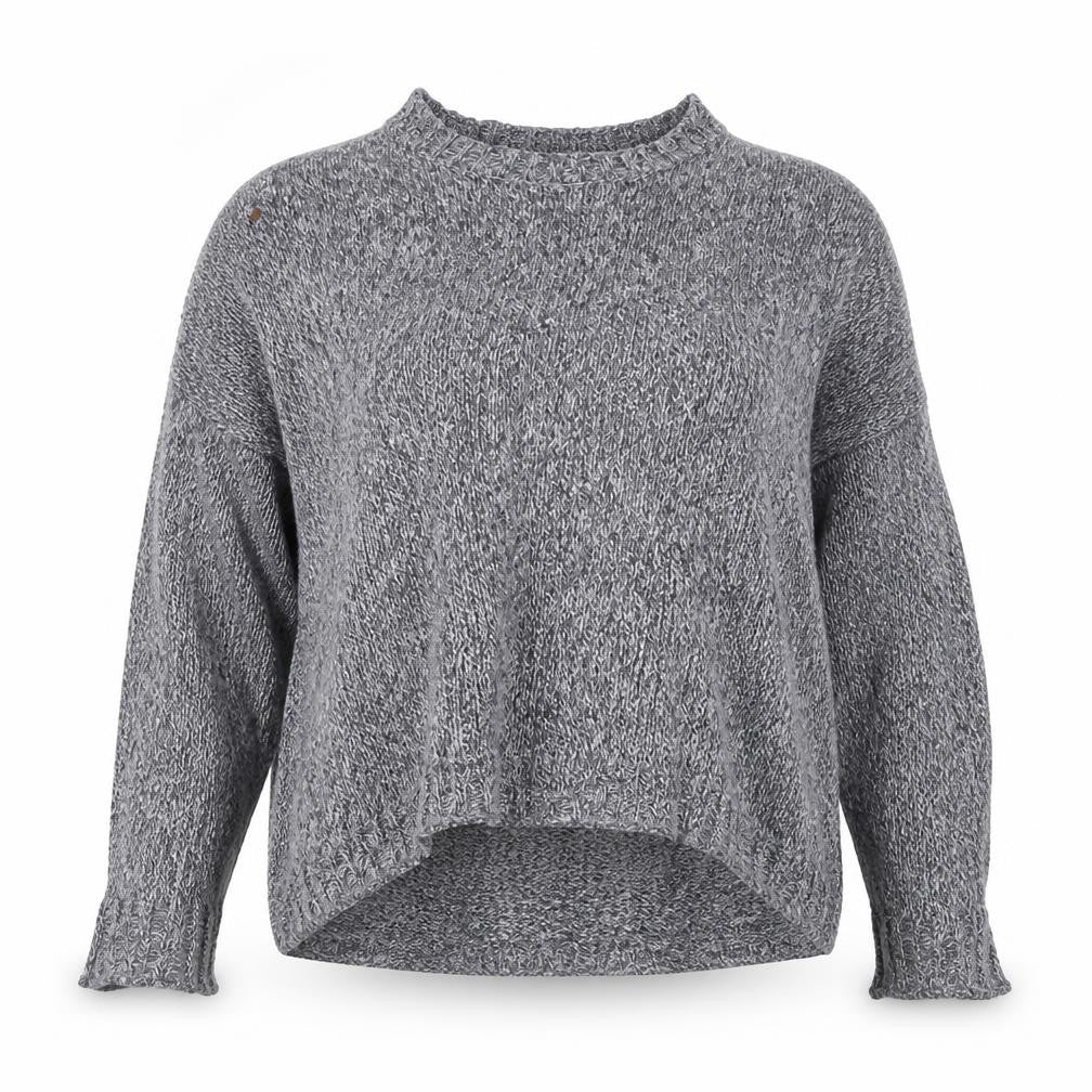 Front view of Primark women’s blue knit jumper, size UK 18