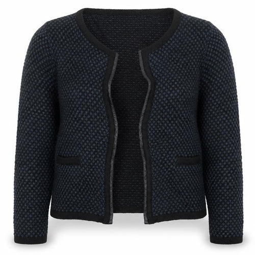 La Redoute Womens Black  Knit Cardigan Jumper Size 10