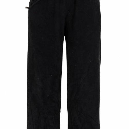 Damart Womens Black   Sweatpants Trousers Size 8 L25 in