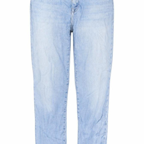 Mavi Jeans Co Womens Blue  Denim Straight Jeans One Size L26 in