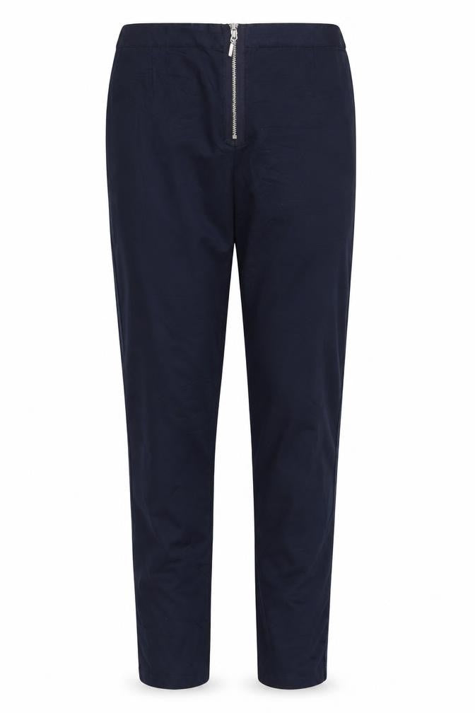 Front view of H&M women’s blue jegging leggings, size UK 8, 29-inch leg